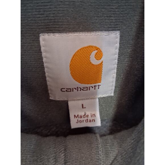 Carhartt Mens size Large Fleece Full Zip Gorpcore Utility Cozy Workwear Jacket - Picture 8 of 11